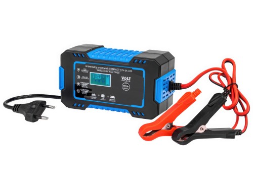 Prostownik akumul. COMPACT 12V 6A LCD