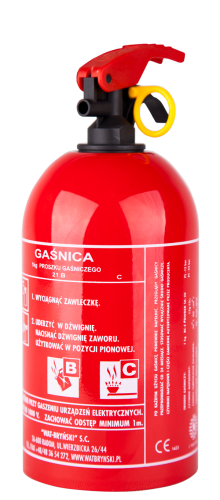 AKCESORIA Gaśnica proszkowa BC 1kg
