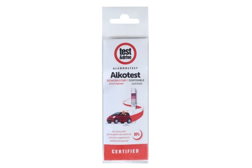 AKCESORIA Alkotest jednorazowy 1 sztuka folia 1BF