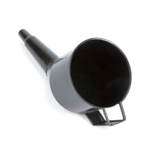 AKCESORIA Lejek do paliwa skośny, czarny