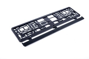 AKCESORIA Ramka do tablic rejestracyjnych (czarna)