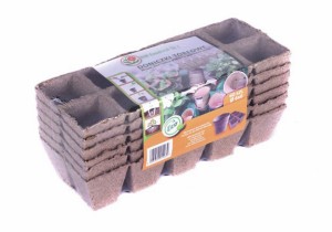 Doniczki torfowe JIFFY kwadratowe 6x6/60