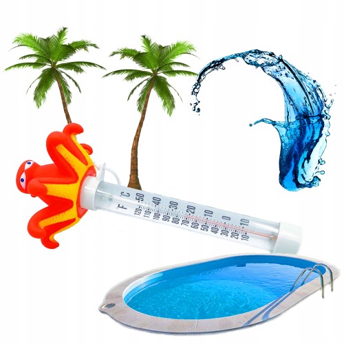 GAMIX Basenowy termometr pływający ośmiornica