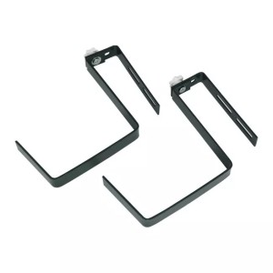 Uchwyt do skrzynki balkonowej 2 szt. (regulowany) zielony 