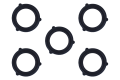 Zestaw gumowych uszczelek płaskich 5 szt. 3/4"  2
