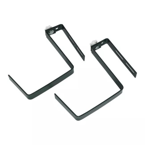 Uchwyt do skrzynki balkonowej 2 szt. (regulowany) zielony 