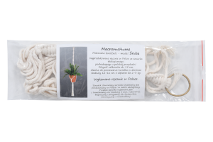 Makrama do doniczek "Śruba", bawełna 