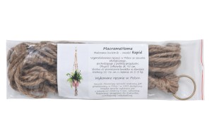 Makrama do doniczek "Rapid", juta