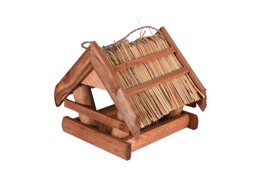 Karmnik ze słomianym daszkiem FSC 100% C141948