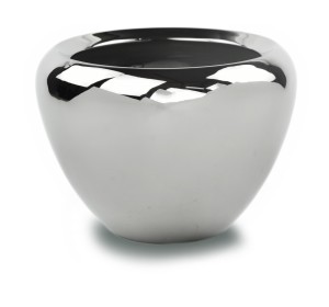 WYPRZEDAŻ Doniczka Moon 31.061.16 | doniczka - srebrna