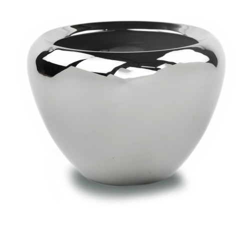 WYPRZEDAŻ Doniczka Moon 31.061.16 | doniczka - srebrna