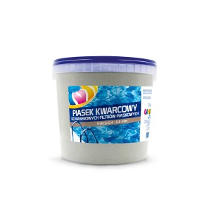 GAMIX Żwir kwarcowy do filtrów piaskowych 20 kg 
granulacja 0,4-0,8