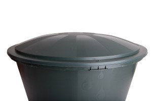 Pojemnik na deszczówkę 300L z kranikiem okrągły