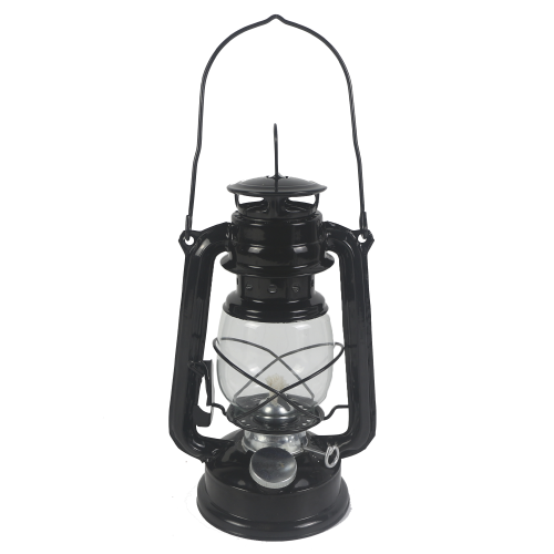 Lampa parafinowa czarna
