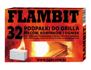 FLAMBIT Podpałka biała 32 kostki