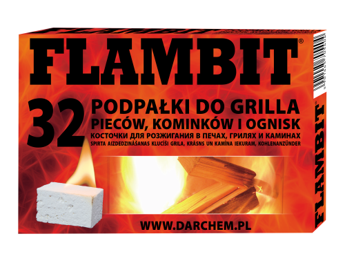 FLAMBIT Podpałka biała 32 kostki