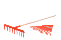 RAMP Zestaw grabie KLIK z trzonkiem FSC 100% 1