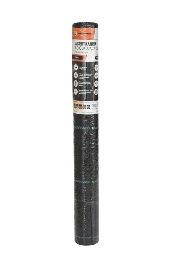 Agrotkanina pleciona czarna 1,1x10m 70g mini rolka
