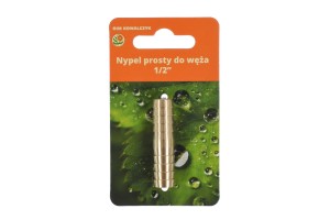 Nypel prosty do węża 1/2"