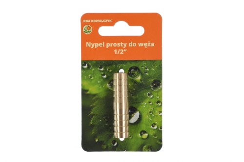 Nypel prosty do węża 1/2"