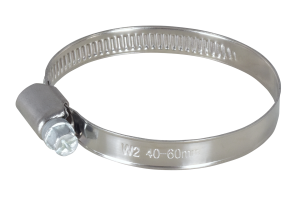 Opaska nierdzewna taśmowa 40-60 mm 2 szt.