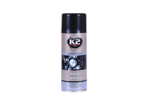K2 SMAR MIEDZIANY 400ml spray - wysokotemperaturowy redukuje tarcie części metalowych