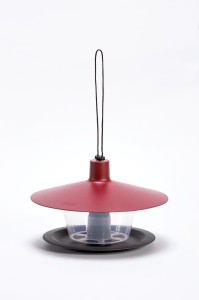 Karmnik plastikowy Finch, rubinowoczerwony
