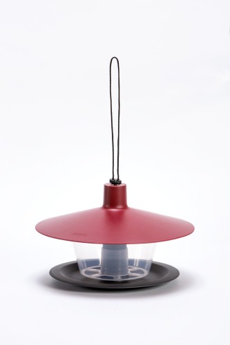 Karmnik plastikowy Finch, rubinowoczerwony