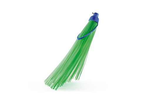 Miotła plastikowa zielona 0001D
