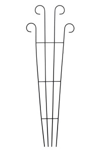 Podpora do roślin 1/121, czarna