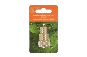 Przyłącze kranu na wąż 3/4"-1 ", gwint wewnętrzny 3/4" 