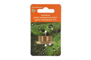 Reduktor mosiężny GW3/4"-GZ1" 