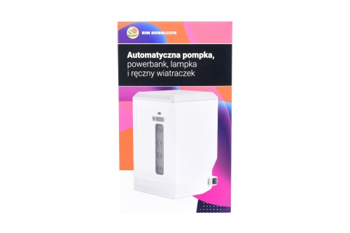 Automatyczna pompka, powerbank, lampka