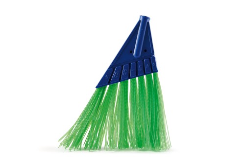 Miotła plastikowa zielona 0004C
