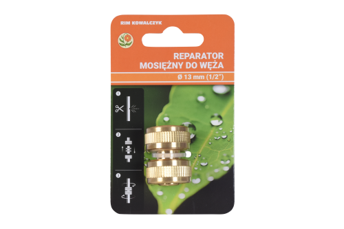 Reparator mosiężny do węża Ø 13 mm (1/2")