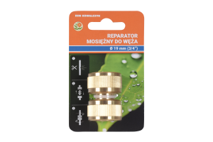 Reparator mosiężny do węża Ø 19 mm (3/4")